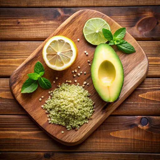 Ensalada de Quinoa y Aguacate con Vinagreta de Limón